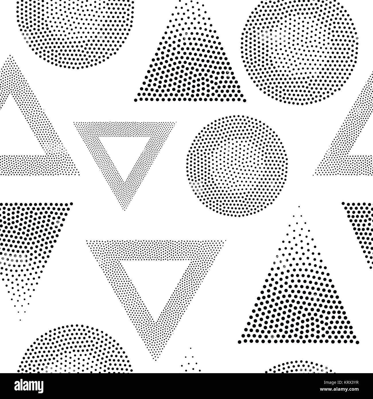 Vector geometric seamless pattern Stock Photo - Alamy