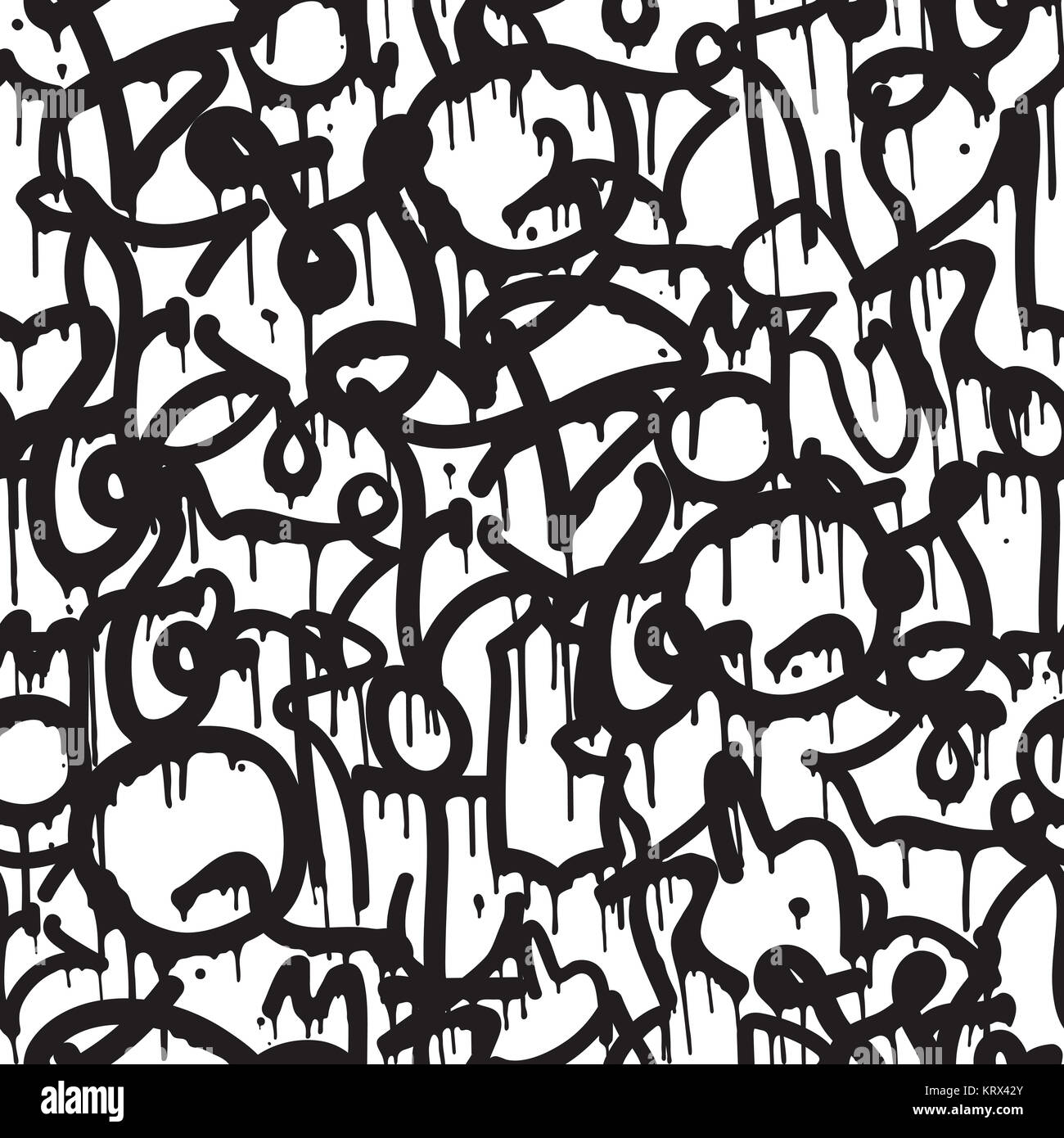 Graffiti background seamless pattern Stock Photo - Alamy