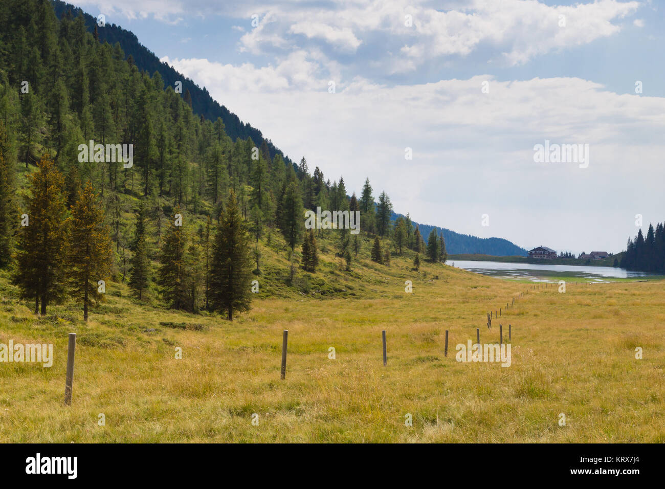 Beautiful alpine panorama Stock Photo