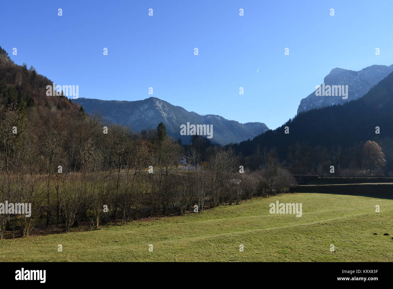 schneizlreuth,upper bavaria,berchtesgadener land,mountain,alps,kienberg,wendelberg,ristfeuchthorn Stock Photo