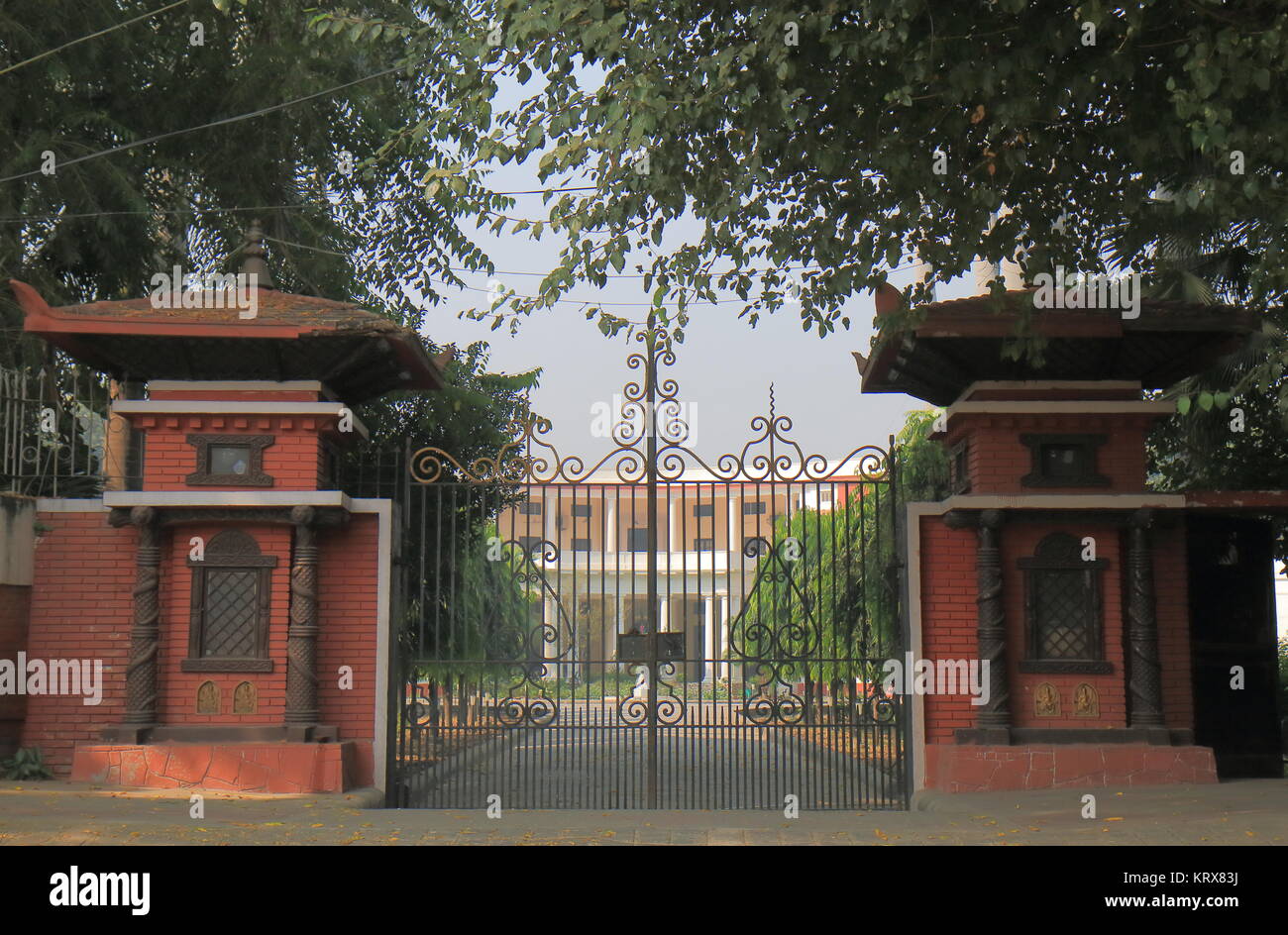 Embassy of Nepal in New Delhi India. Stock Photo