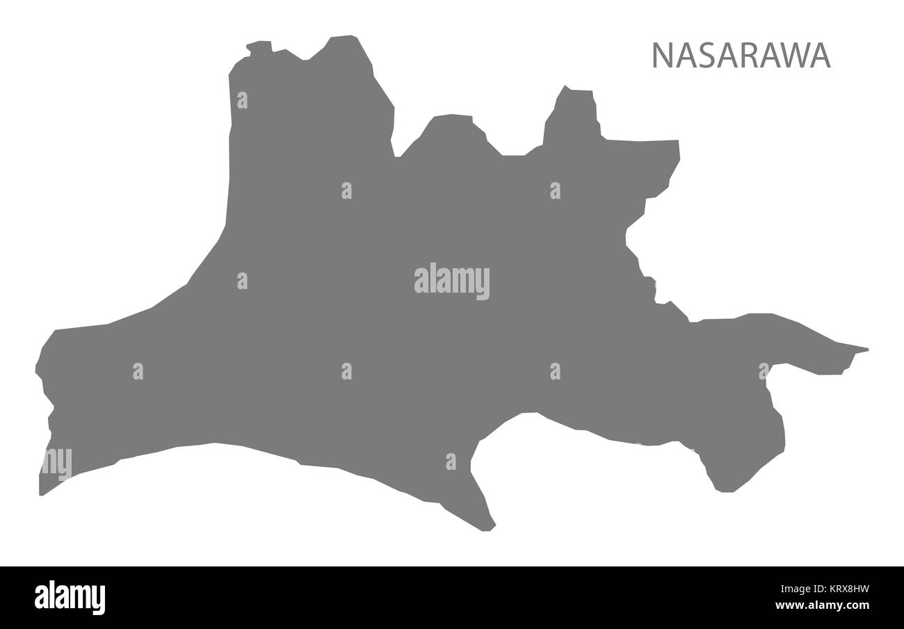 Map Of Nasarawa State Nasarawa State Cut Out Stock Images & Pictures - Alamy