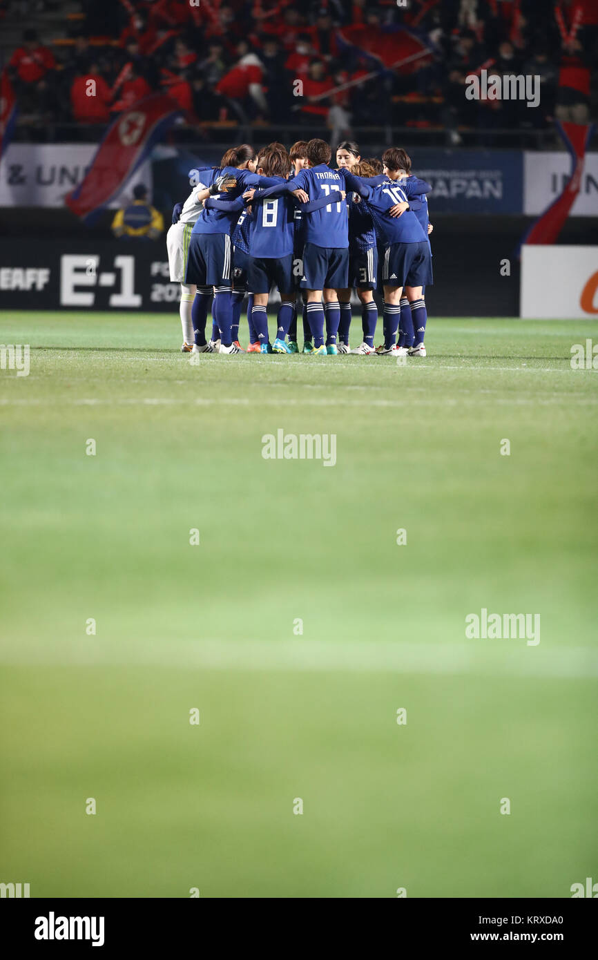 Chiba, Japan. 15th Dec, 2017. Japan team group (JPN) Football/Soccer