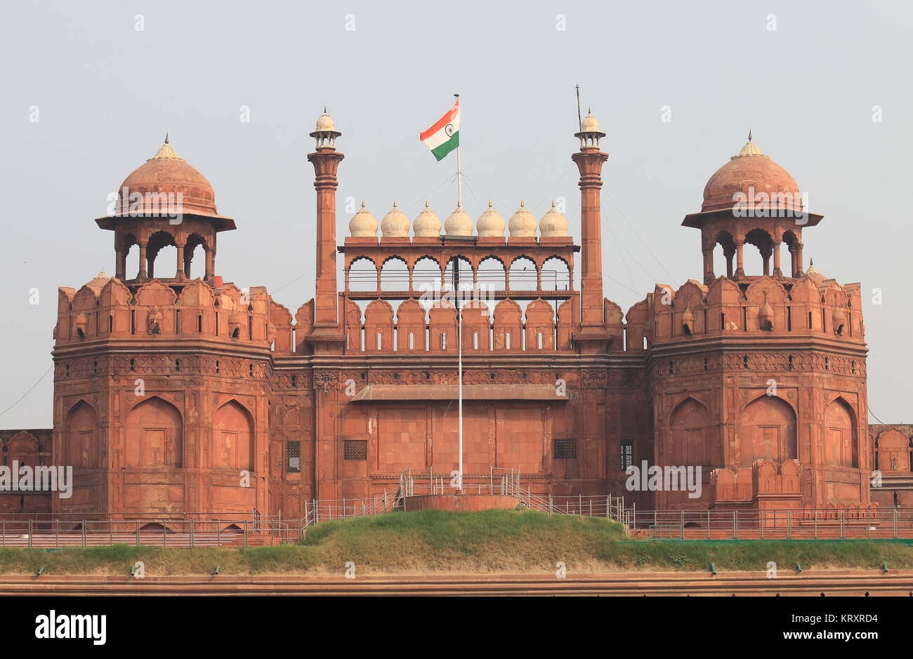 Red fort castle New Delhi India Stock Photo - Alamy