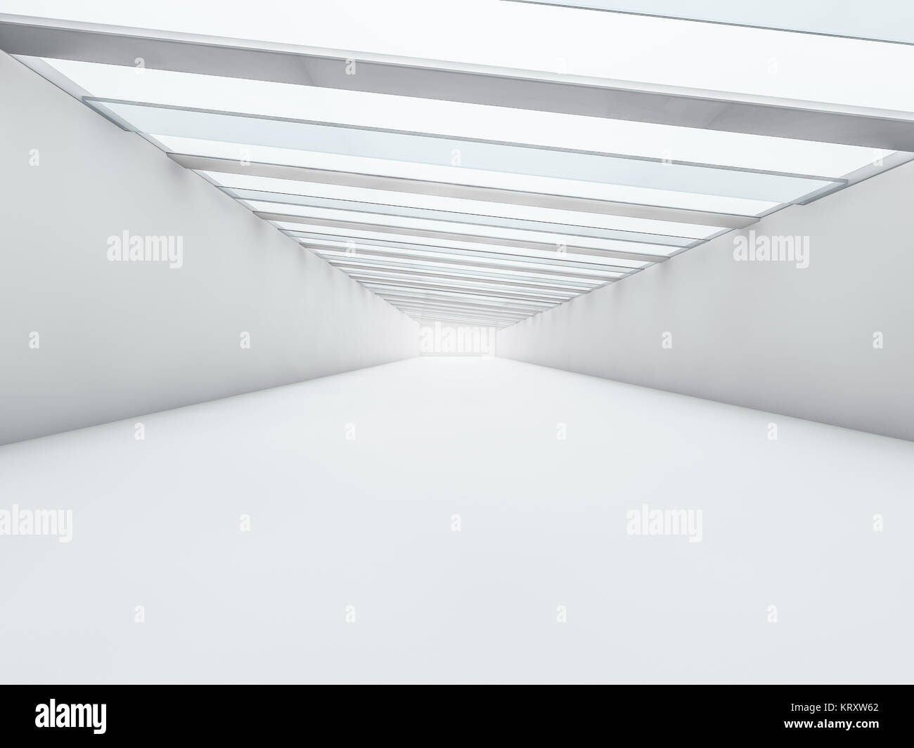 Abstract modern architecture background, empty white open space ...