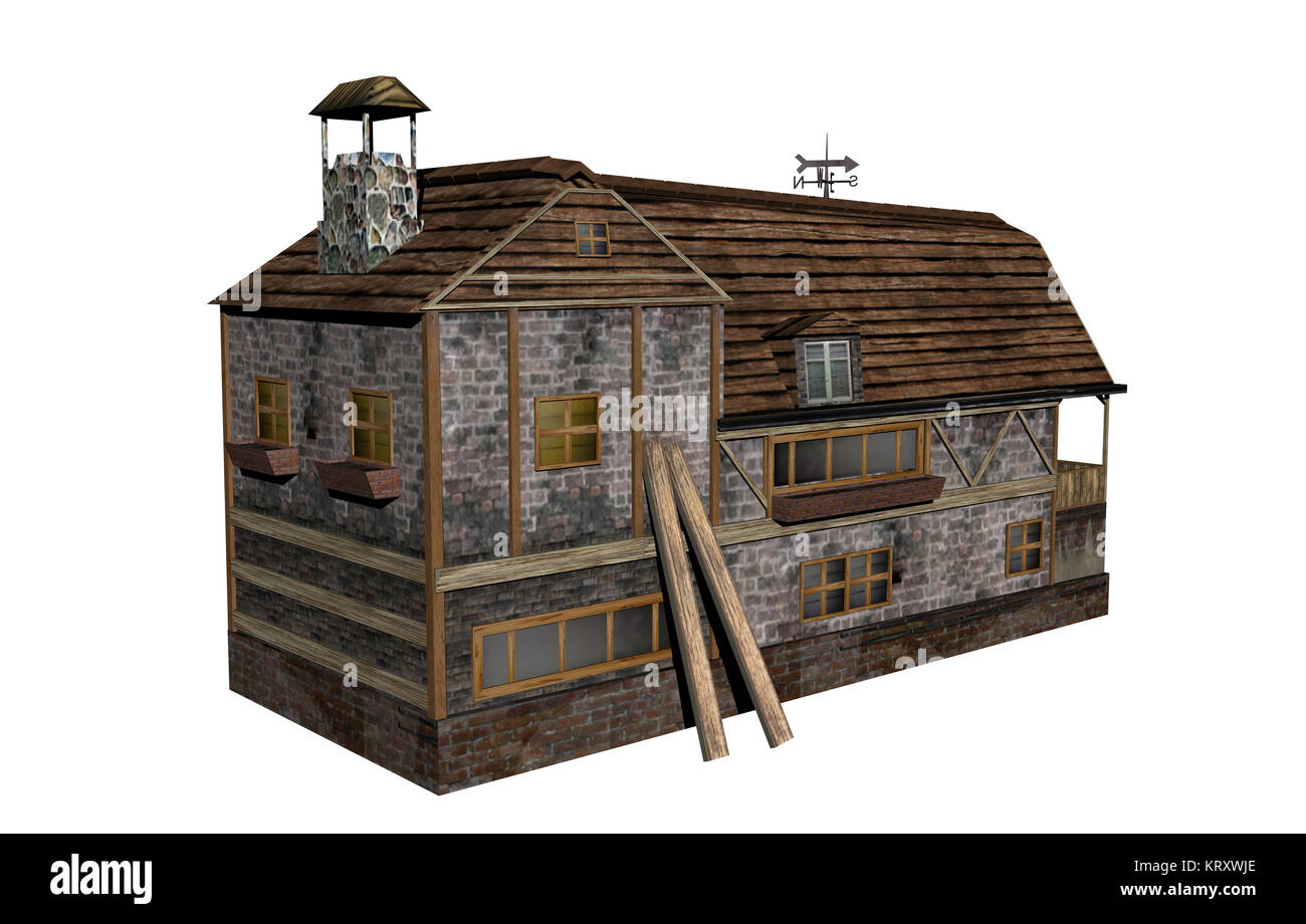 half timbered houses free Stock Photo - Alamy