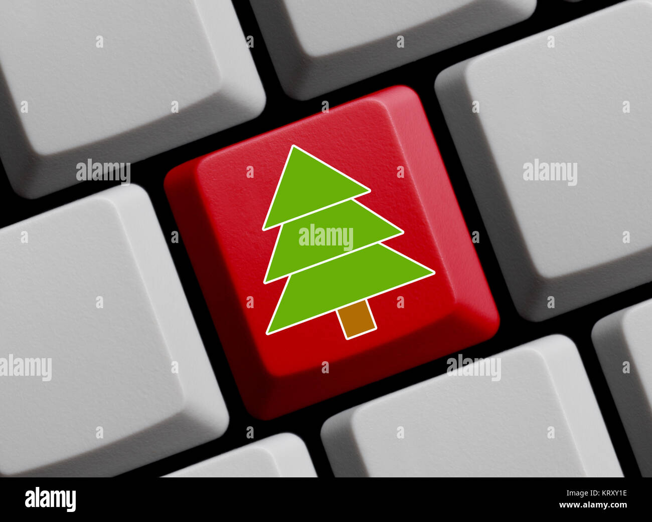 computer keyboard symbol christmas Stock Photo Alamy