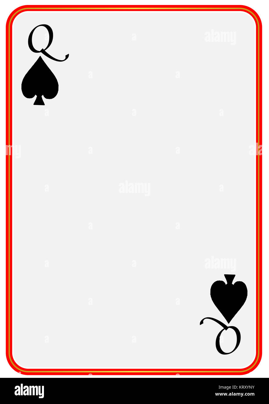 Playing Card Queen High Resolution Stock Photography and Images - Alamy
