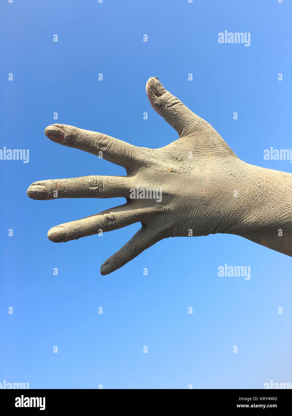 Left palm fingers splayed hires stock photography and images Alamy