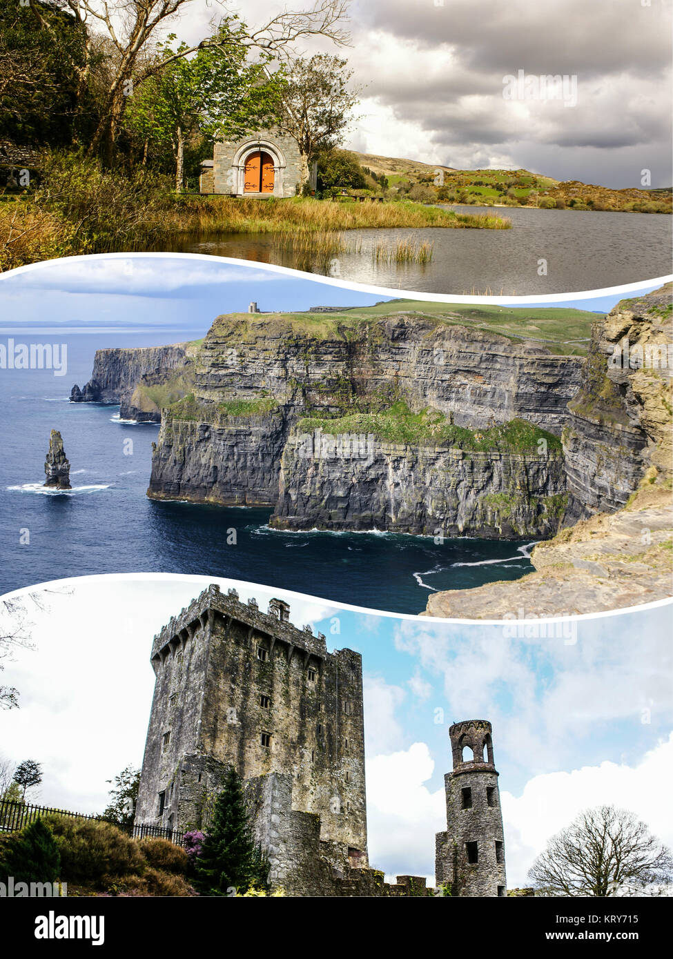 collage of ireland images (my photos Stock Photo - Alamy