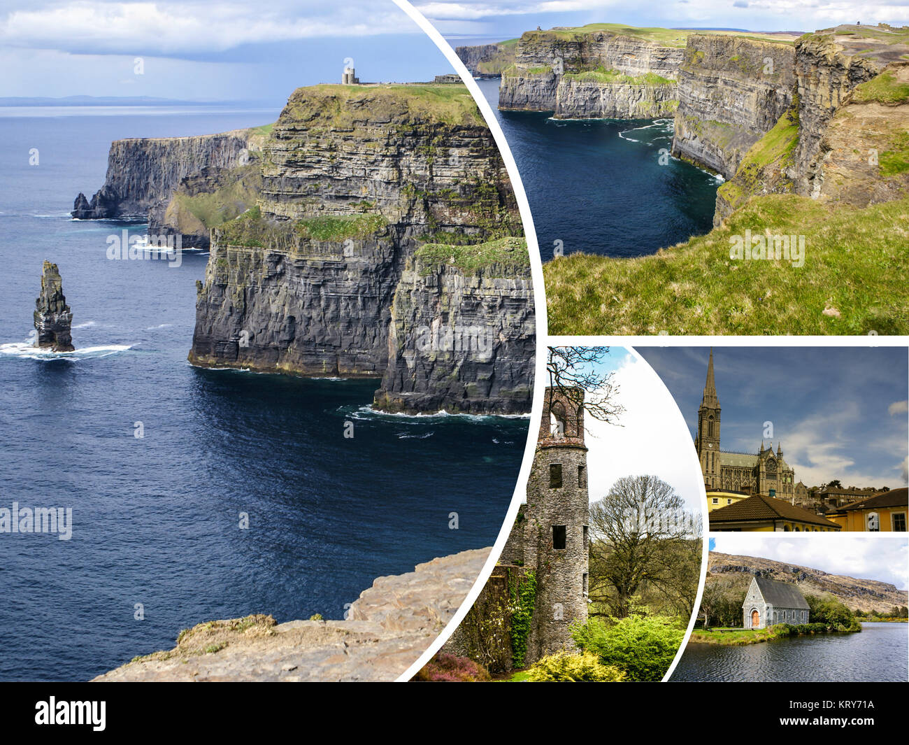 collage of ireland images (my photos Stock Photo - Alamy
