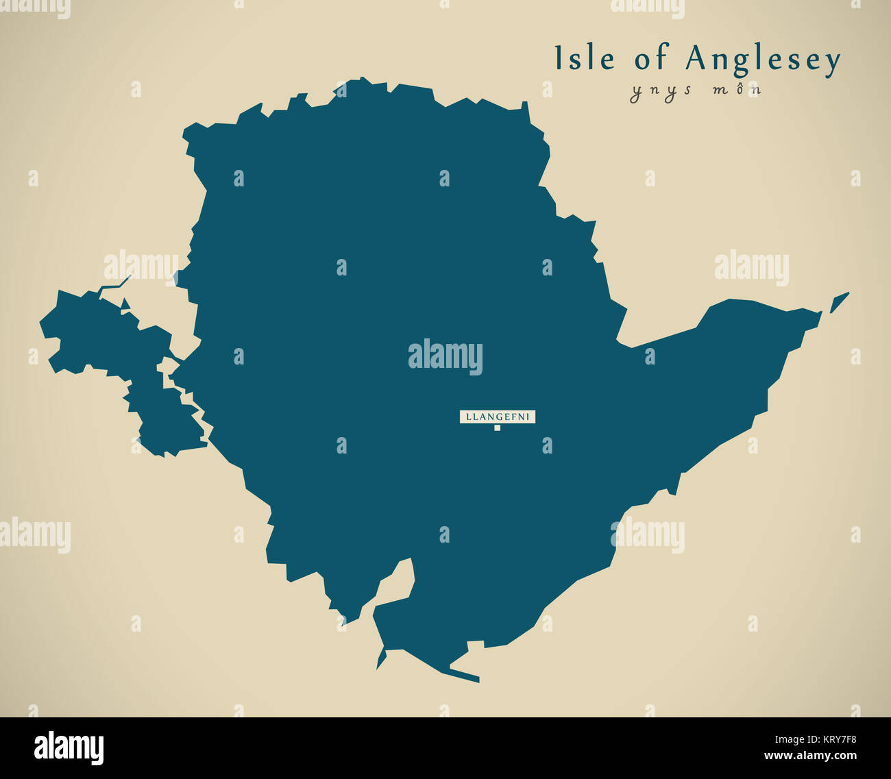 Map wales anglesey hi-res stock photography and images - Alamy