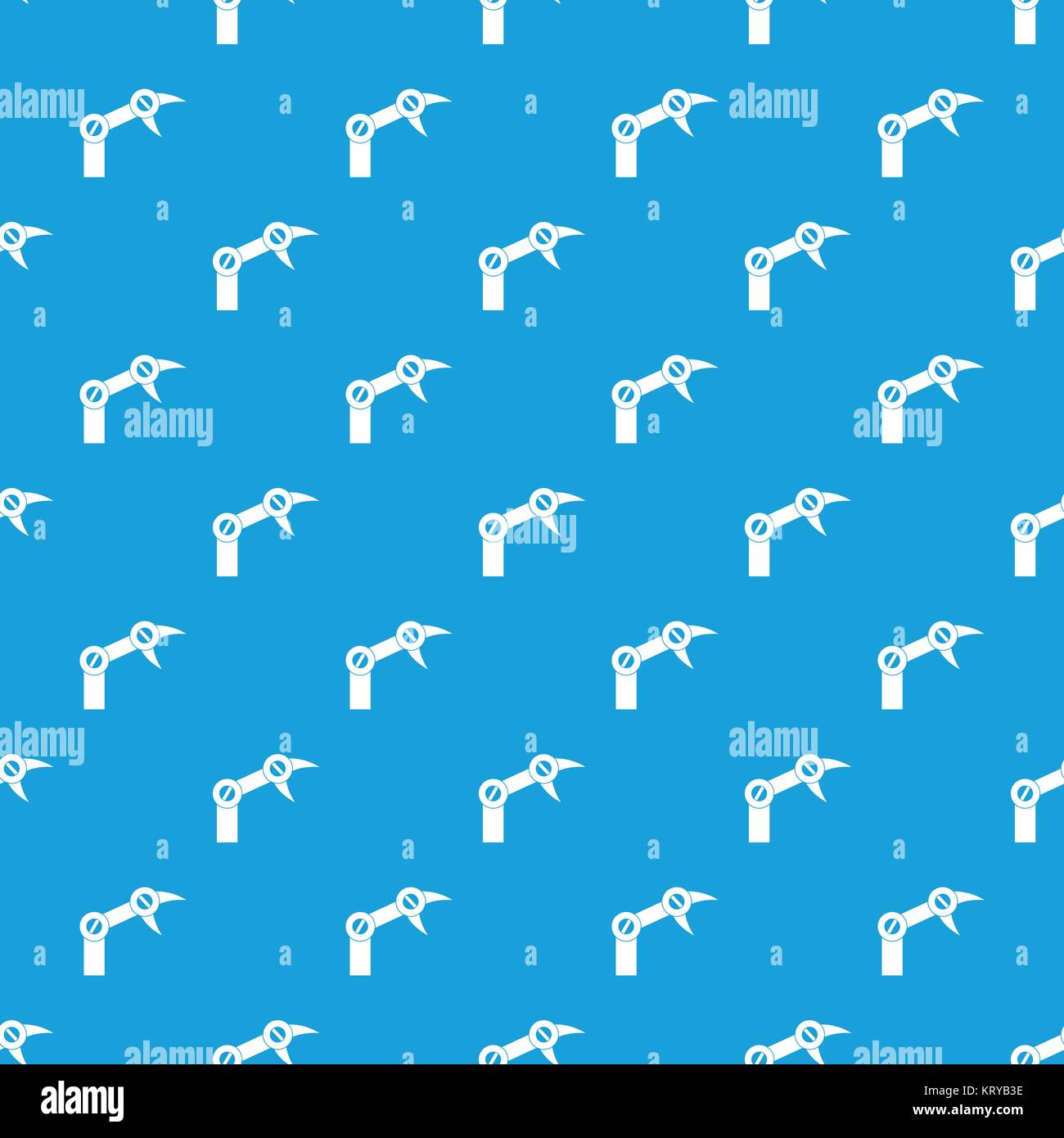 Industry robot pattern seamless blue Stock Vector Image & Art - Alamy
