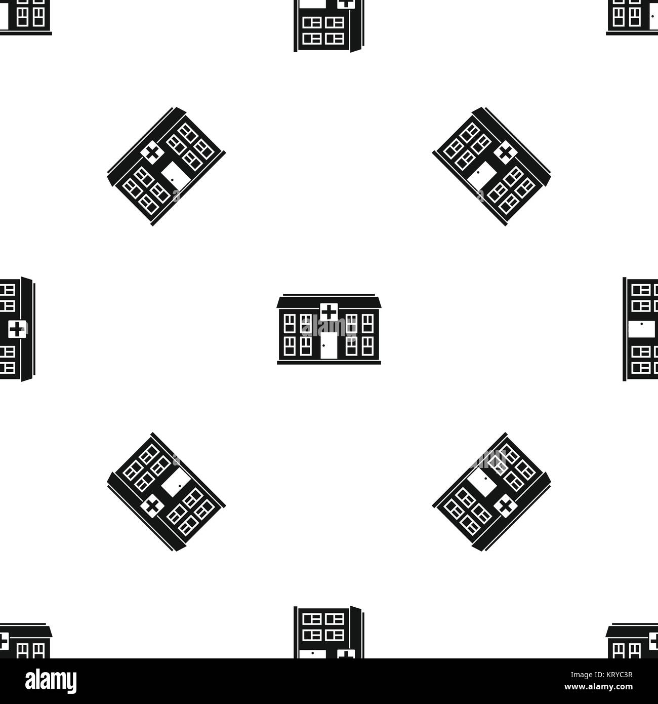 Hospital pattern seamless black Stock Vector Image & Art Alamy