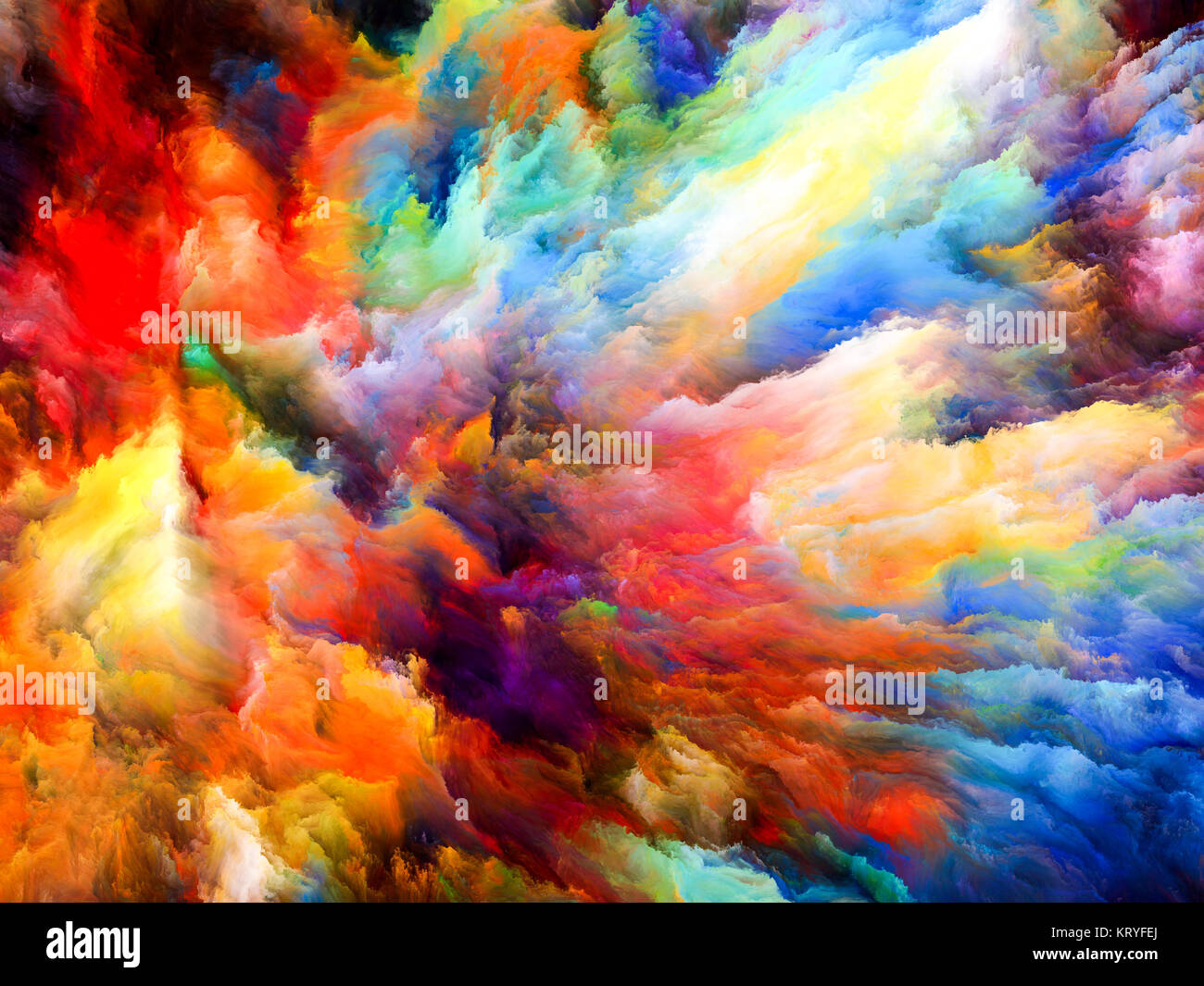 Color Explosion Stock Photo Alamy