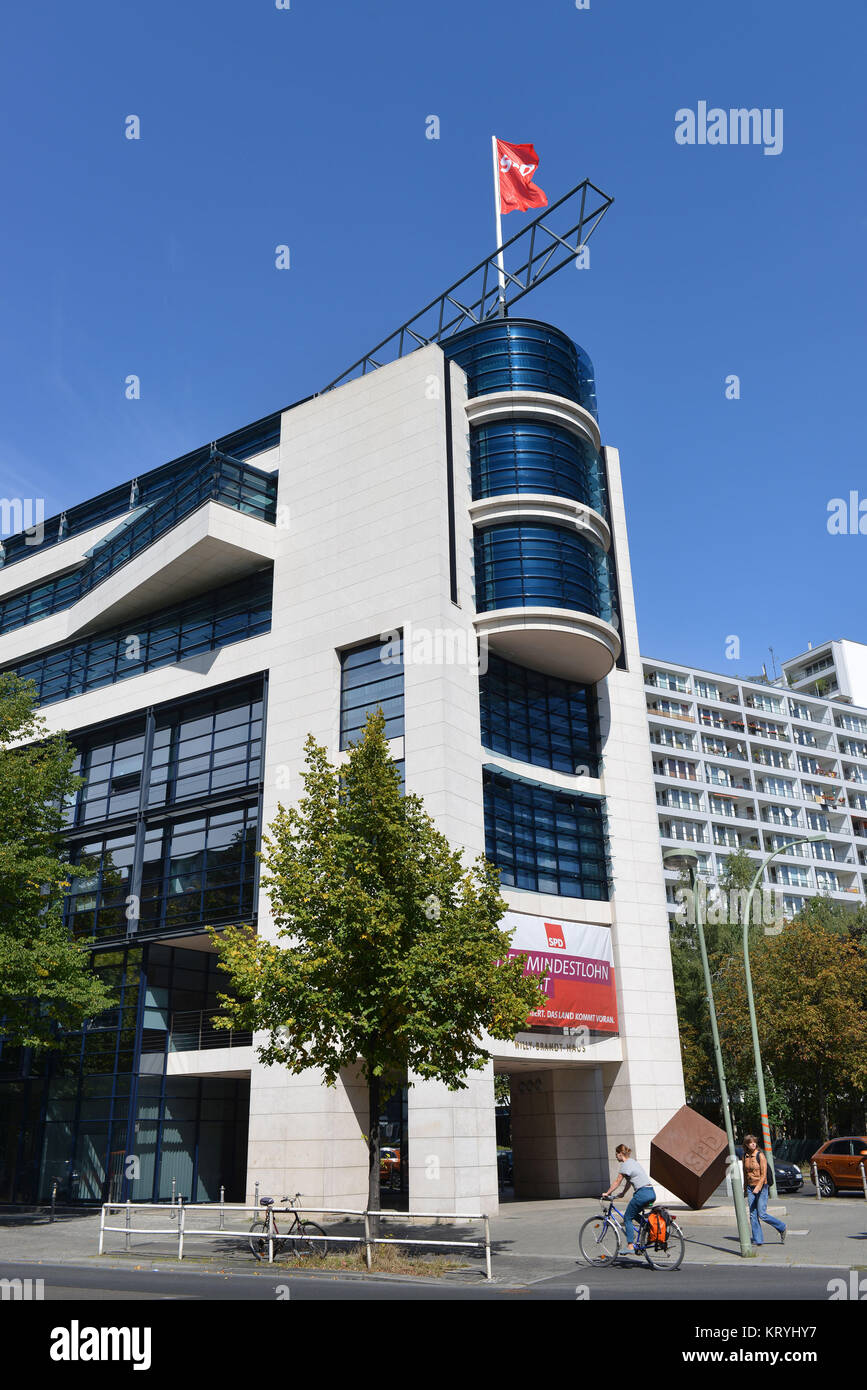 SPD headquarters, Wilhelmstrasse, cross mountain, Berlin, Germany, SPD