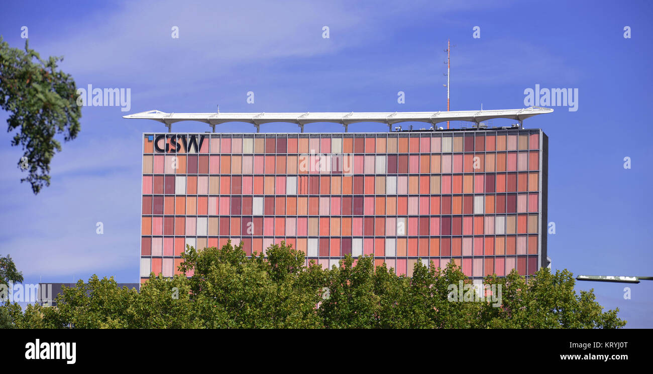 GSW Real estate, Charlottenstrasse, cross mountain, Berlin, Germany, GSW Immobilien, Kreuzberg, Deutschland Stock Photo