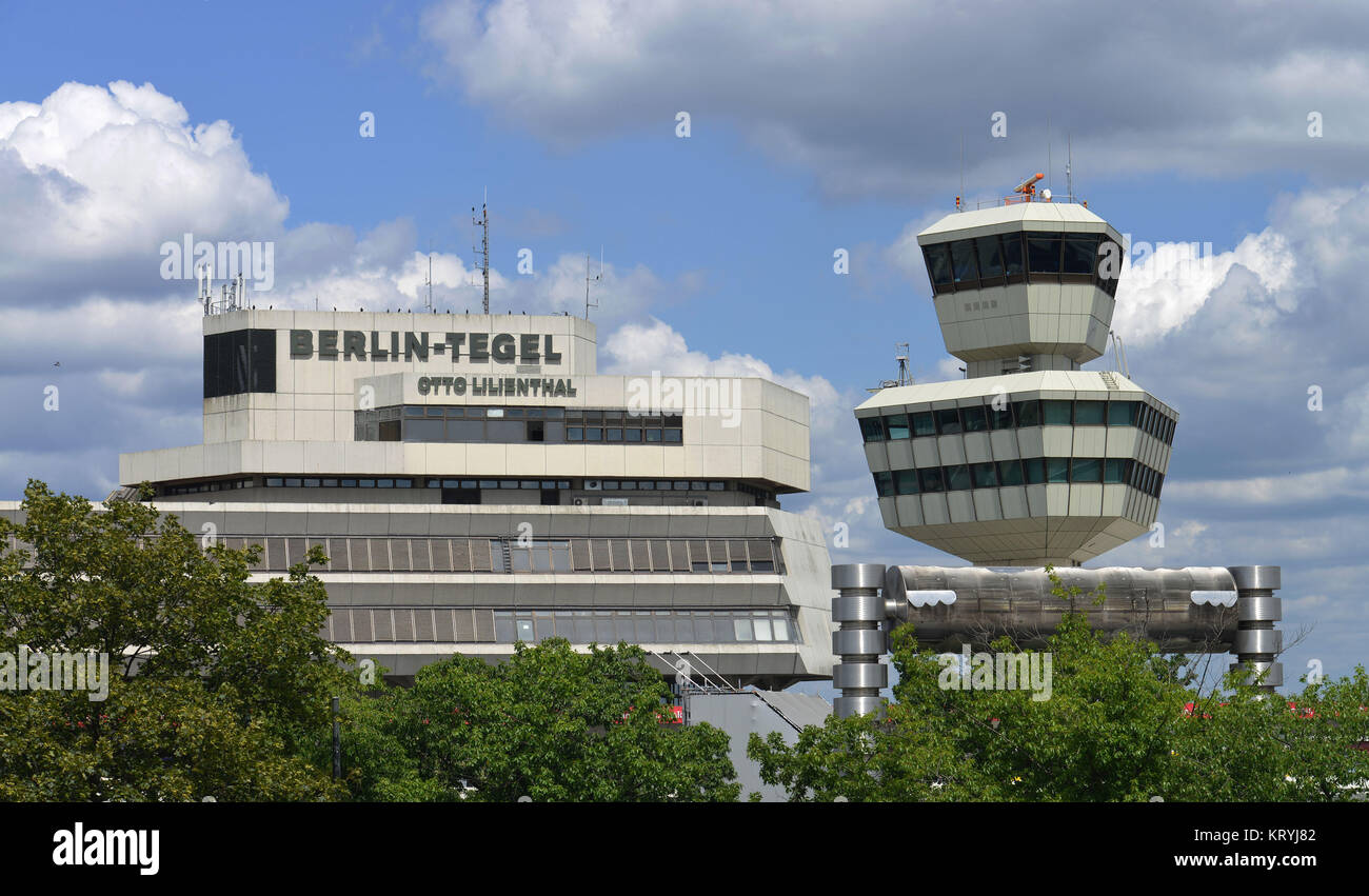 Airport of Tegel, Berlin, Germany , Flughafen Tegel, Deutschland Stock Photo