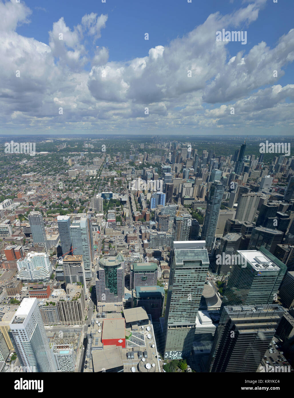 High rises, Financial District, Downtown, Toronto, Ontario, Canada / high rises, Hochhaeuser