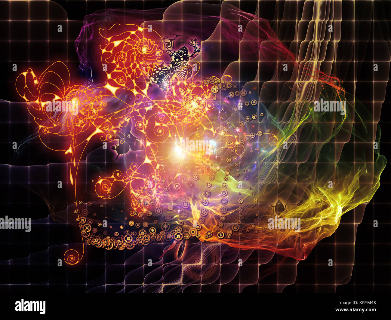 Magic of Math Visualization Stock Photo - Alamy