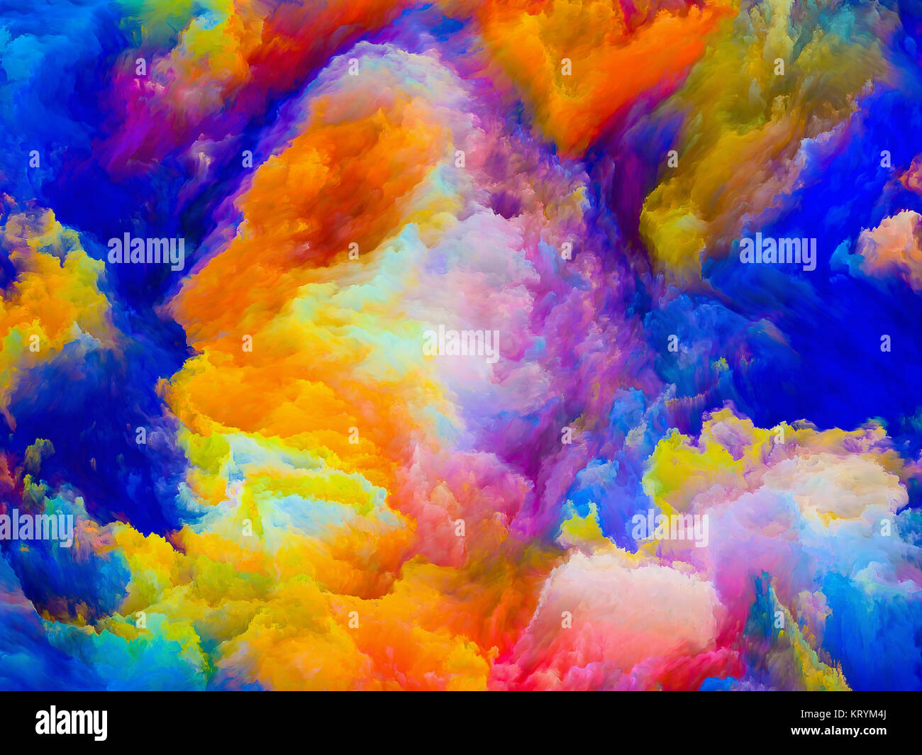 Unfolding of Colors Stock Photo - Alamy