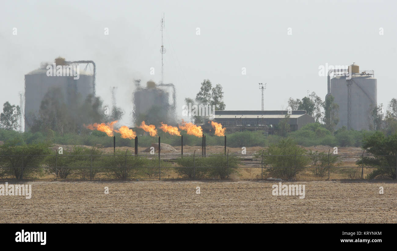 Petrochemische Industrie, Iran, Asien Stock Photo