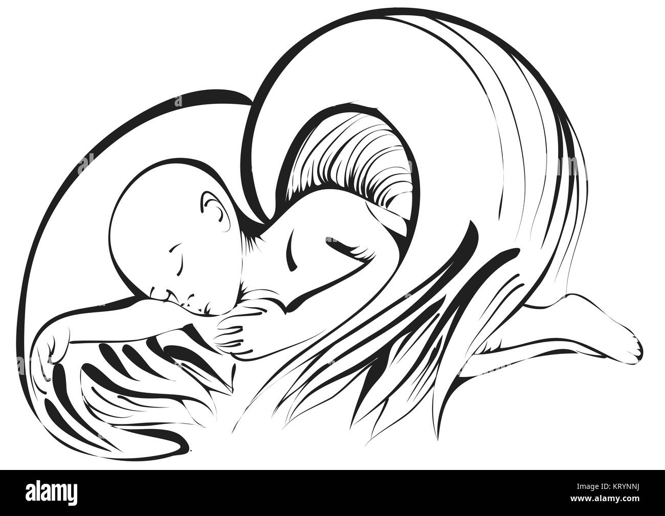 angel baby on white Stock Photo Alamy