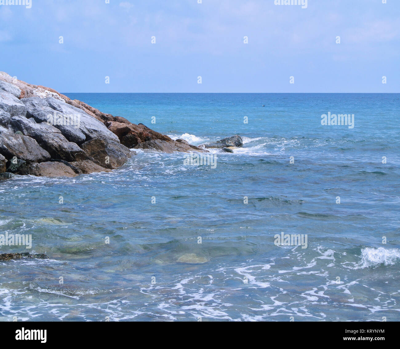 See With Rocks Sea view with rocks Stock Photo - Alamy