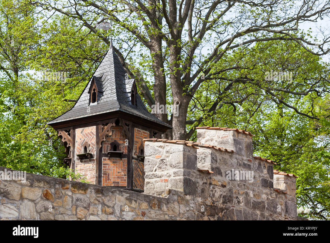 historical ballenstedt in the harz Stock Photo