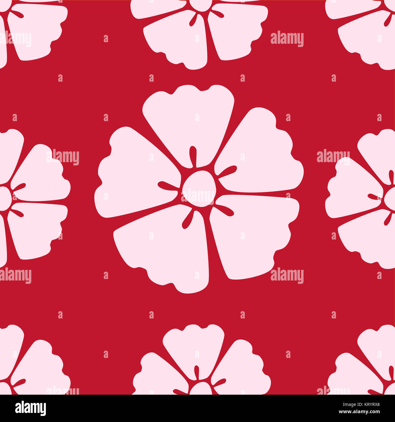 Cherry blossom sakura seamless pattern background Stock Photo - Alamy