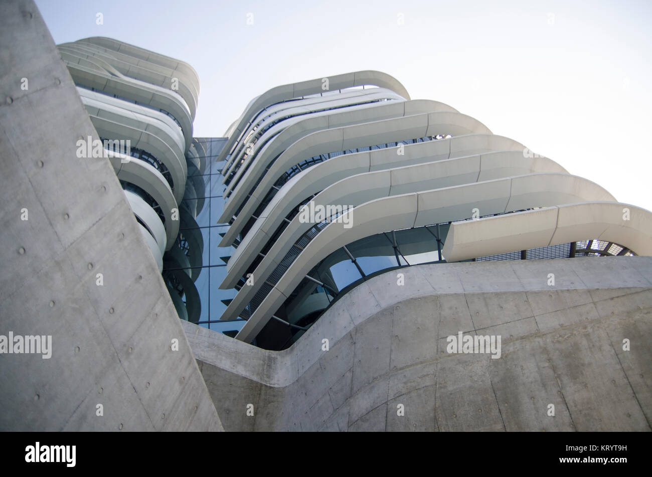 Modern architecture layered structure Stock Photo