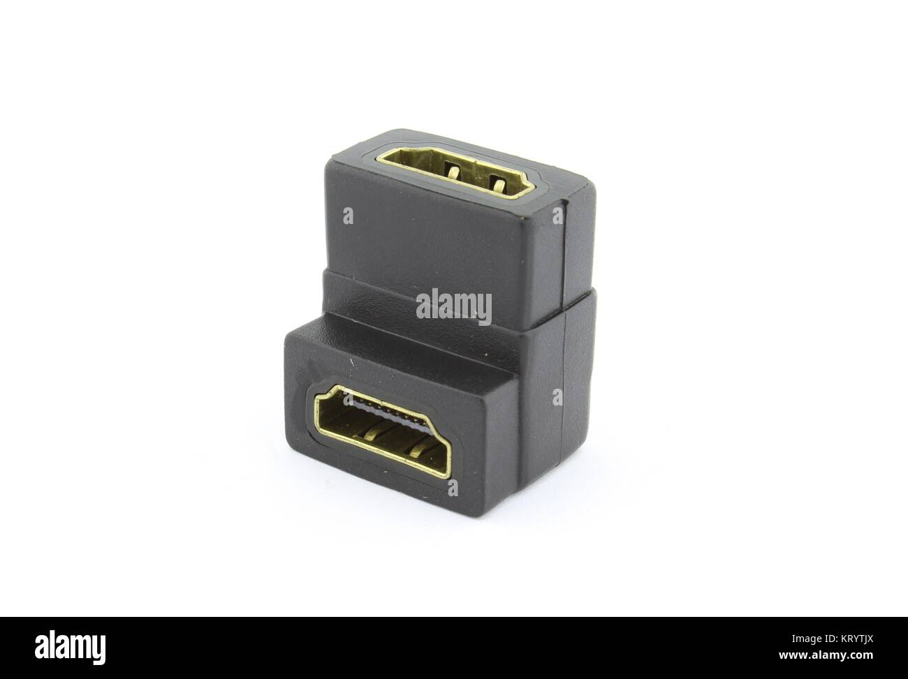 HDMI female to female adapter Stock Photo