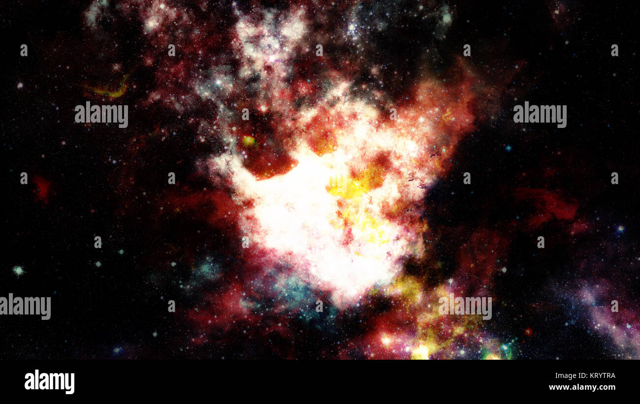 Night sky with nebula and stars. Elements of this image furnished by ...