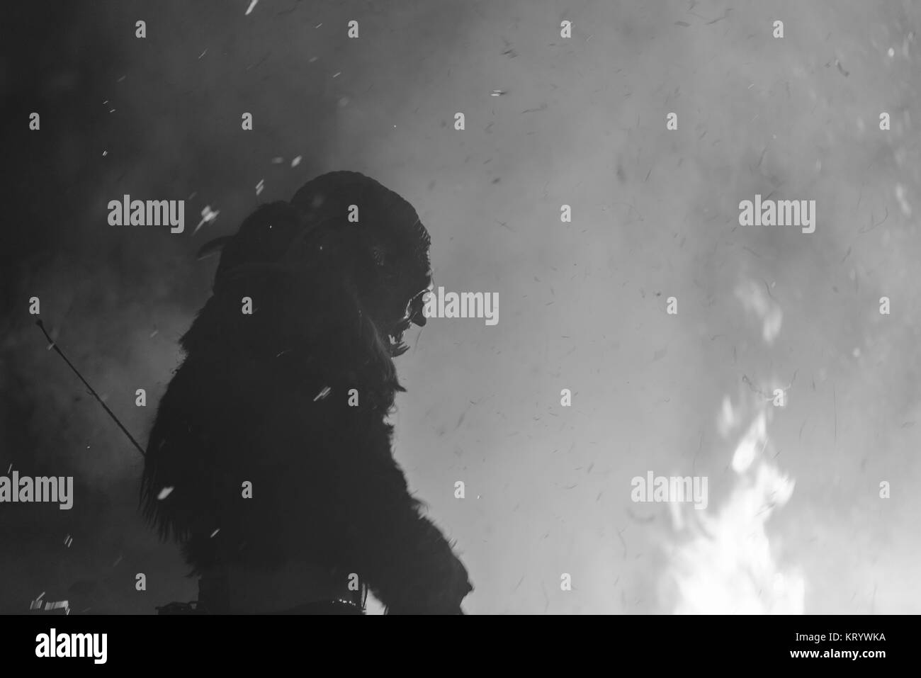 Krampus devils of Christmas Stock Photo Alamy