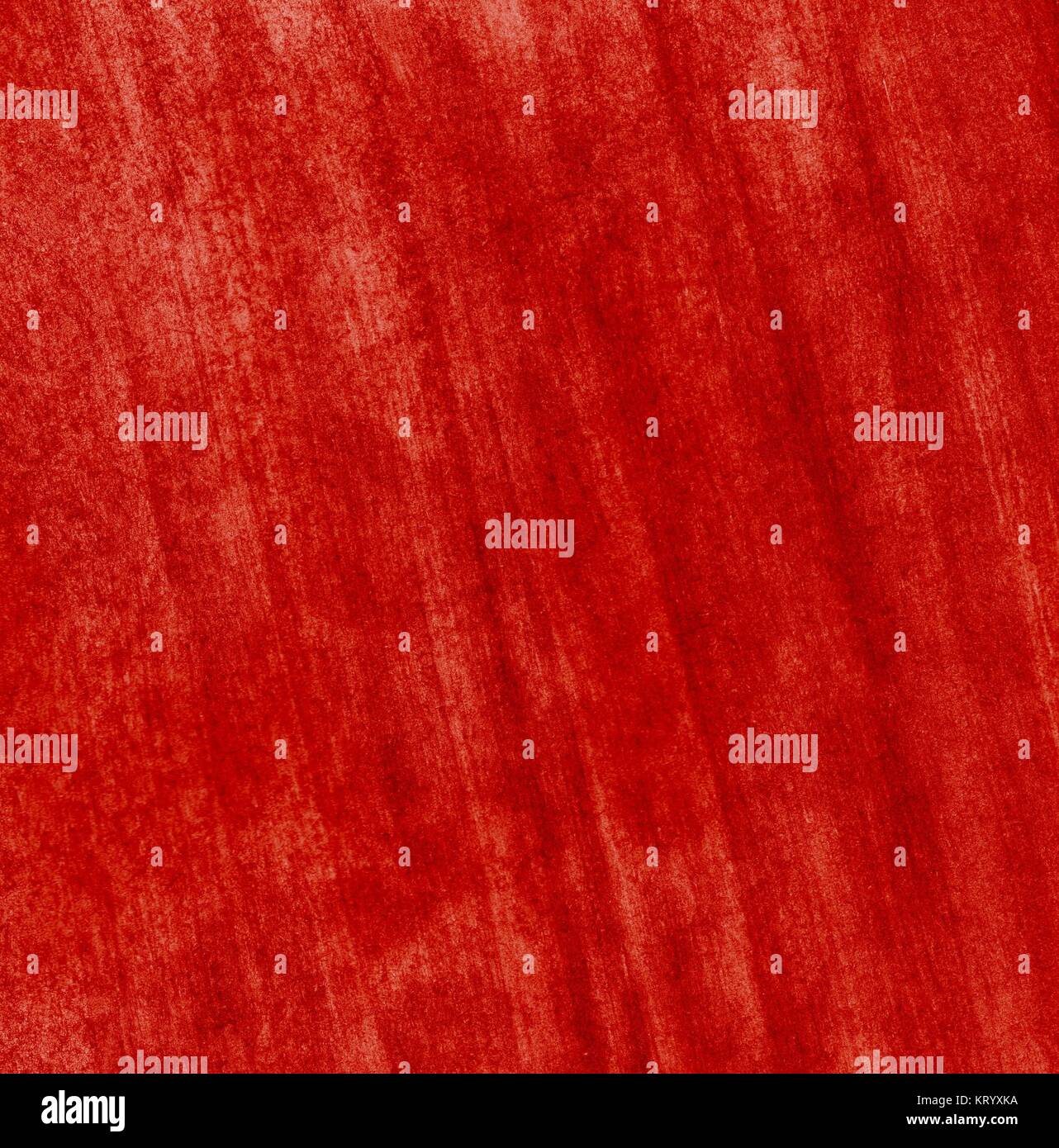 Ungleichmäßige Oberfläche als Hintergrund mit gemalter roter Farbe Stock Photo