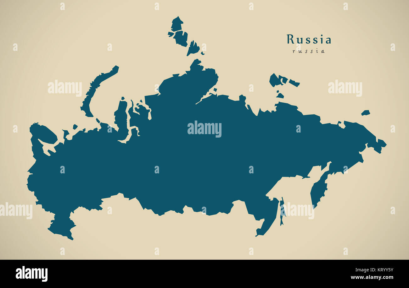 Russia regional map hi-res stock photography and images - Alamy