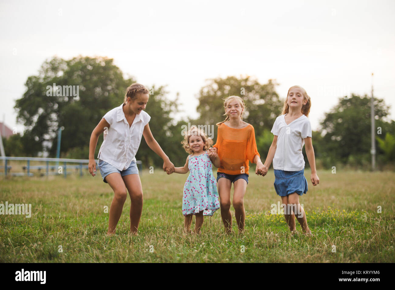 Girls have fun Stock Photo Alamy