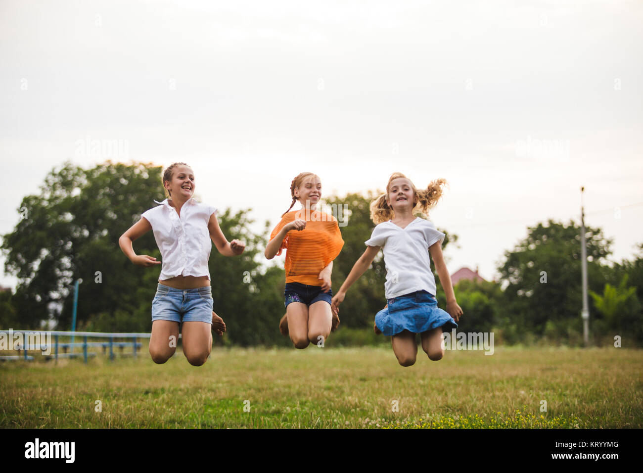 Girls have fun Stock Photo Alamy