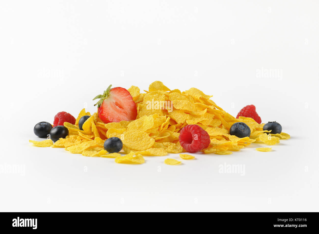 corn flakes with fruits Stock Photo Alamy