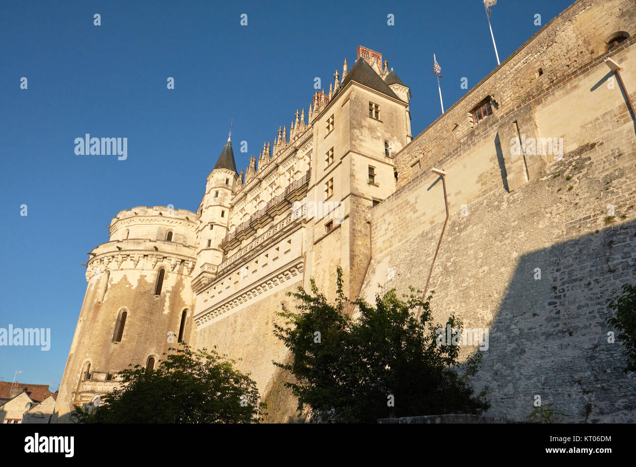 Amboise Chateau in the Loire Valley France Stock Photo