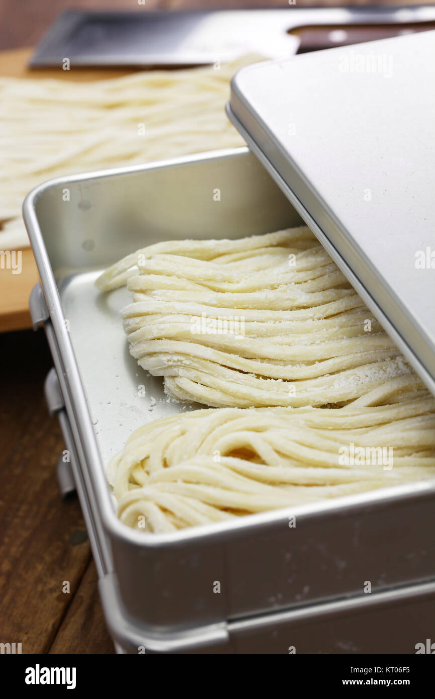 sanuki udon, japanese wheat noodles Stock Photo Alamy