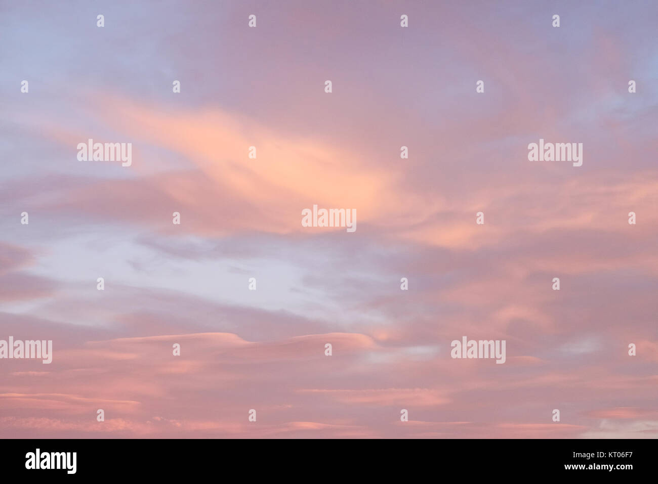 Skyscape pink clouds at sunset Stock Photo Alamy