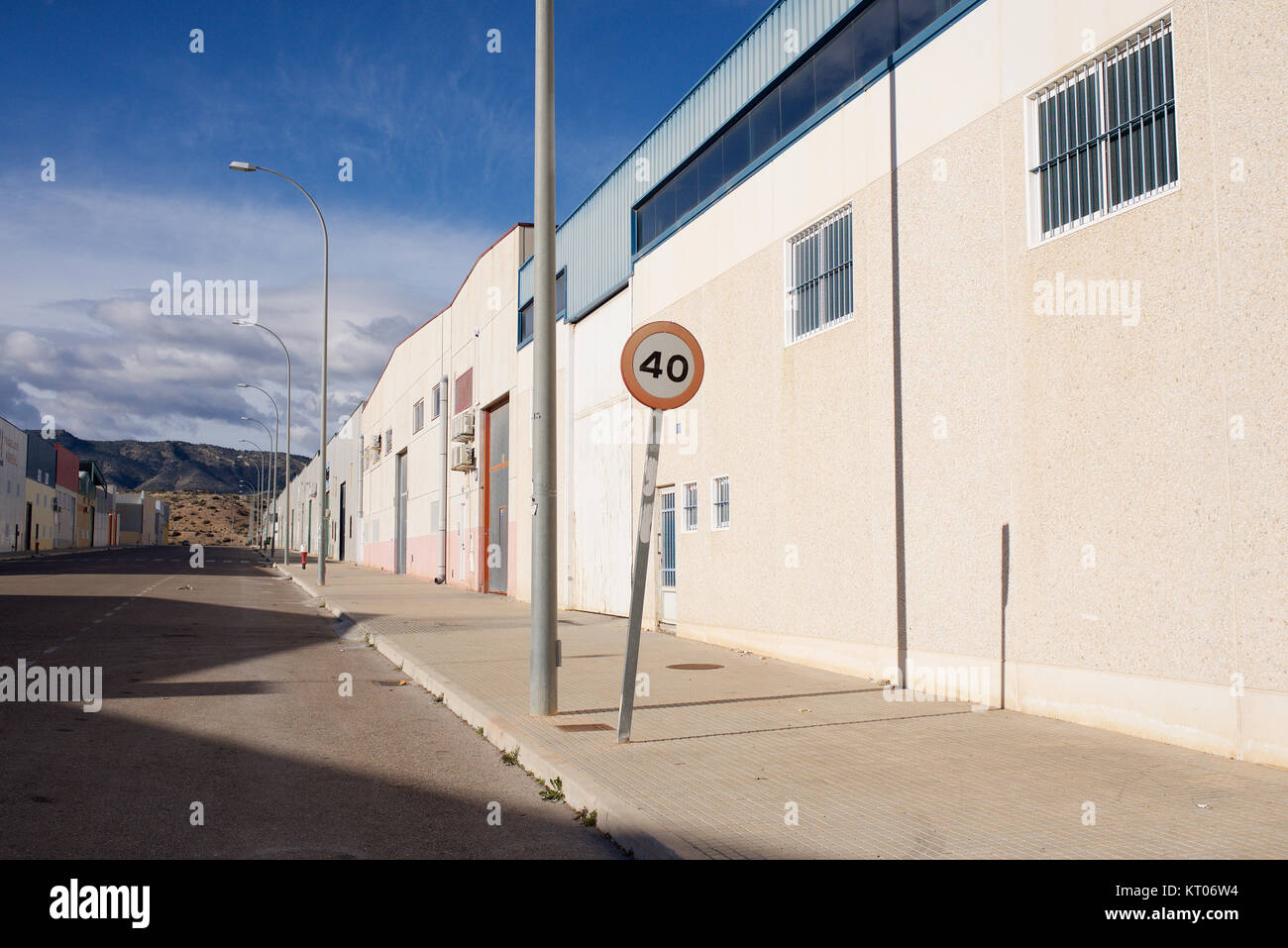Industrial Estate near Elda, Alicante Province, Spain Stock Photo - Alamy