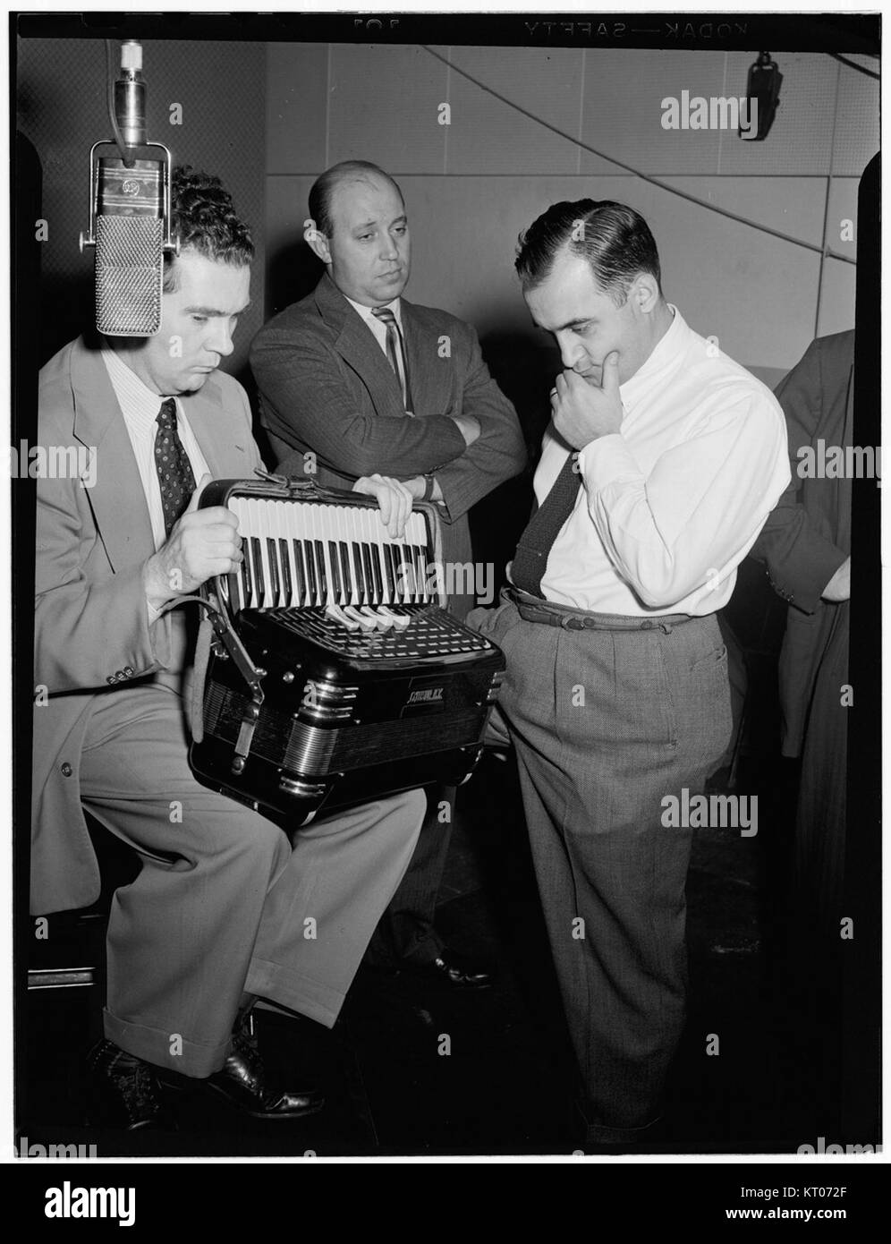 Portrait of joe mooney and milt gabler hires stock photography and