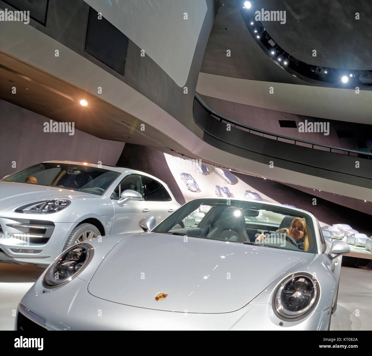 Blonde in porsche hi-res stock photography and images - Alamy