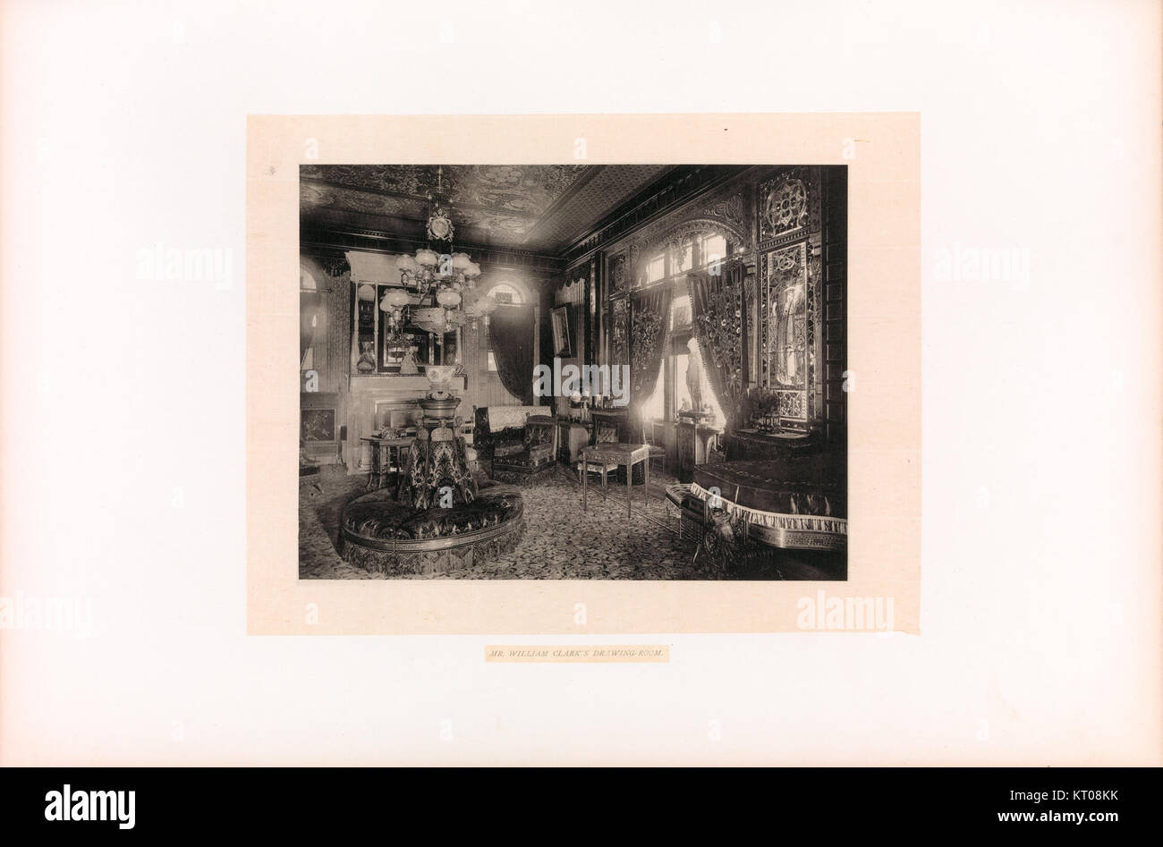 Artistic houses - being a series of interior views of a number of the most beautiful and celebrated homes in the United States - with a description of the art treasures contained therein MET DP359810 Stock Photo