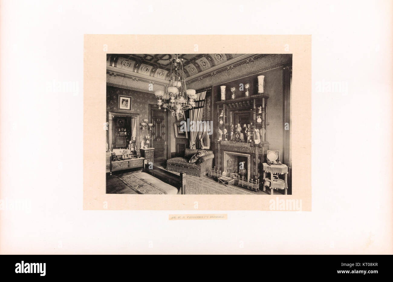 Artistic houses - being a series of interior views of a number of the most beautiful and celebrated homes in the United States - with a description of the art treasures contained therein MET DP359814 Stock Photo