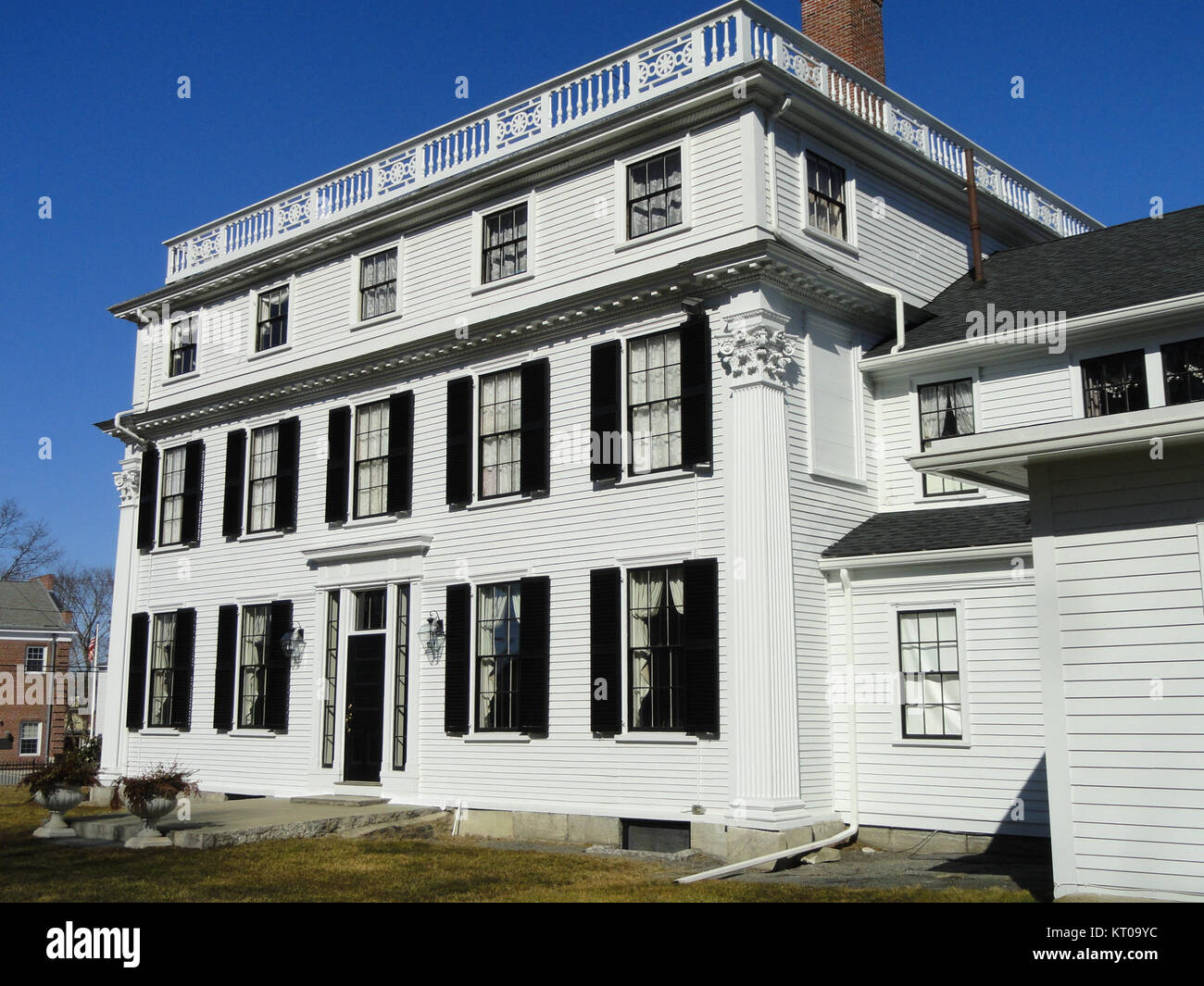 Asa Waters Mansion Millbury, MA DSC04590 Stock Photo Alamy