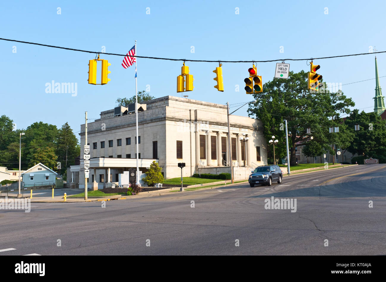 Ashland County Office Buildings Ashland Ohio Stock Photo Alamy