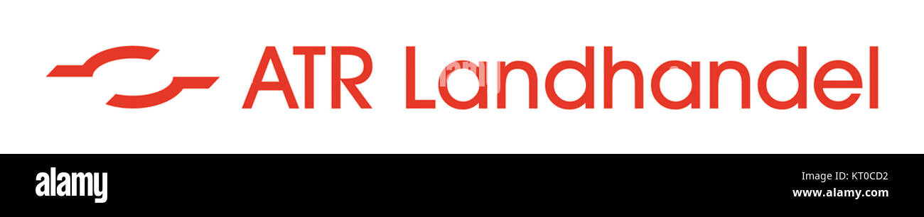 The ATR logo, shown here in red and white, represents the regional airline manufacturer ATR. The image from May 2011 highlights the airlineâ€™s branding and its association with aviation innovation. Stock Photo